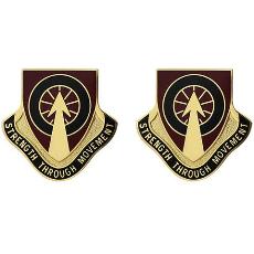 450th Transportation Battalion Unit Crest (Strength Through Movement)